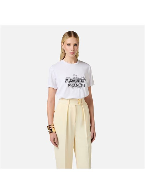 t-shirt woman white ELISABETTA FRANCHI | MA00351E2/270